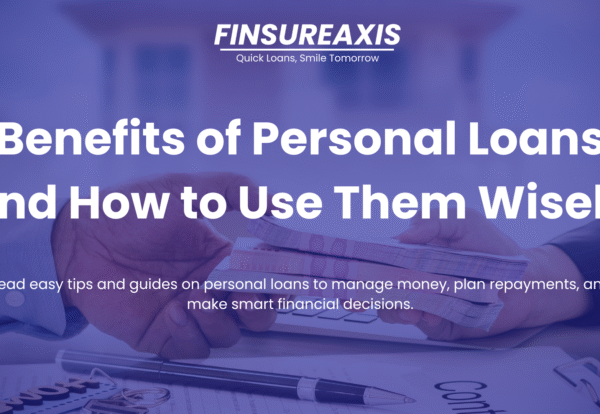 Benefits of Personal Loans and How to Use Them Wisely